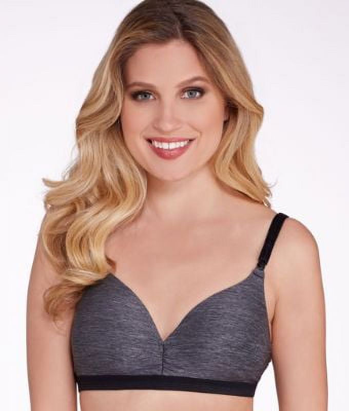 Women's Warner's RN3281A Play it Cool Wirefree Contour Bra with Lift (Dark Gray 40C)